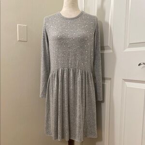Zara Gray Sweater Dress size M